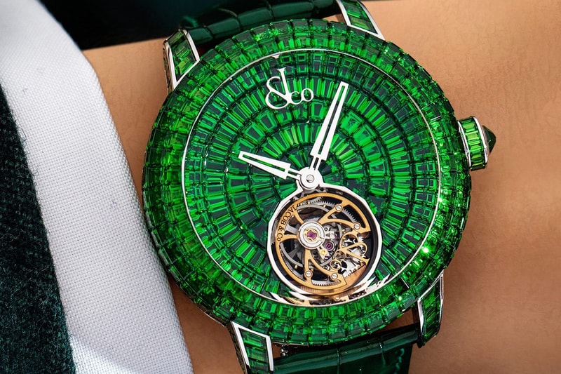 Jacob & Co. Reveals Custom Caviar Flying Tourbillon "Tsavorite" for Cristiano Ronaldo saudi arabia football portugal fifa world cup luxury watch