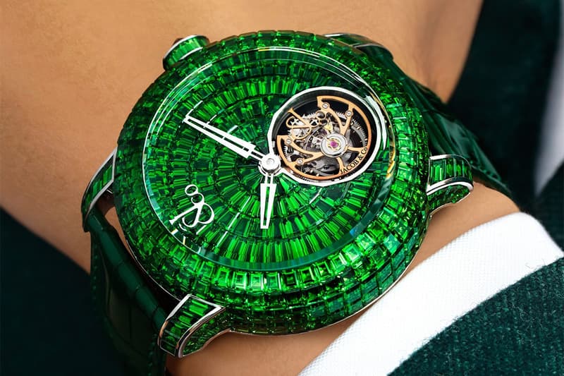 Jacob & Co. Reveals Custom Caviar Flying Tourbillon "Tsavorite" for Cristiano Ronaldo saudi arabia football portugal fifa world cup luxury watch