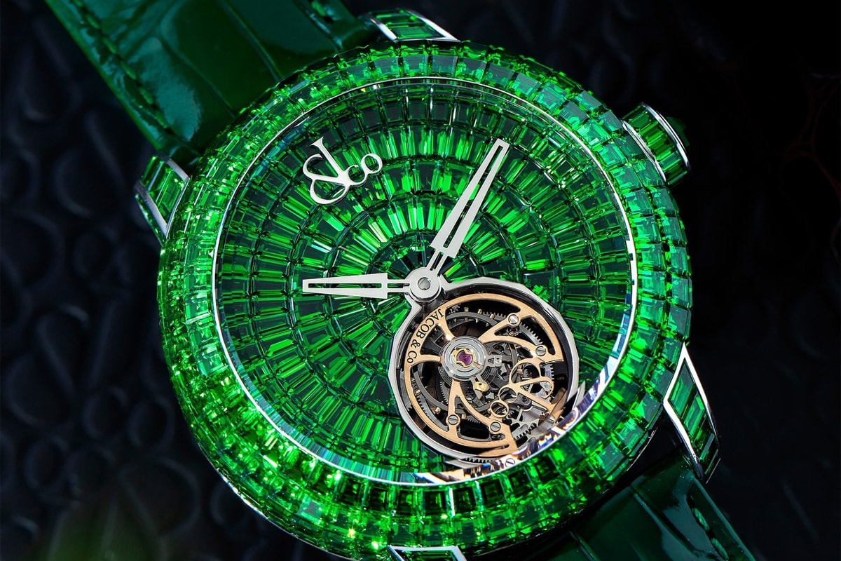 Jacob & Co. Reveals Custom Caviar Flying Tourbillon "Tsavorite" for Cristiano Ronaldo saudi arabia football portugal fifa world cup luxury watch