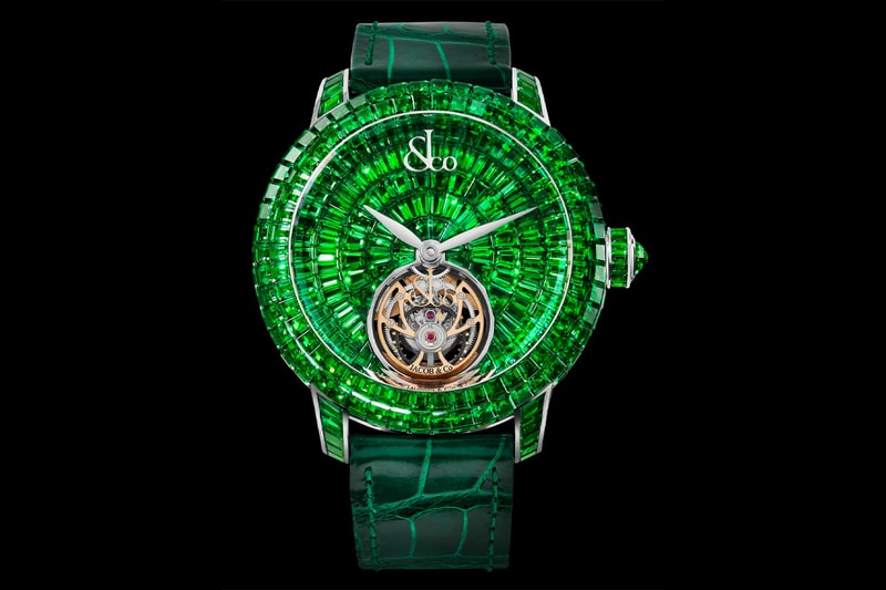 Jacob & Co. Reveals Custom Caviar Flying Tourbillon "Tsavorite" for Cristiano Ronaldo saudi arabia football portugal fifa world cup luxury watch