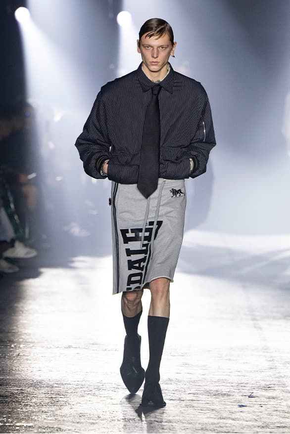 JORDANLUCA Milan Fashion Week Fall Winter 2023 FW23 Runway Show MFW Mens Menswear Jordan Bowen Luca Marchetto Lonsdale