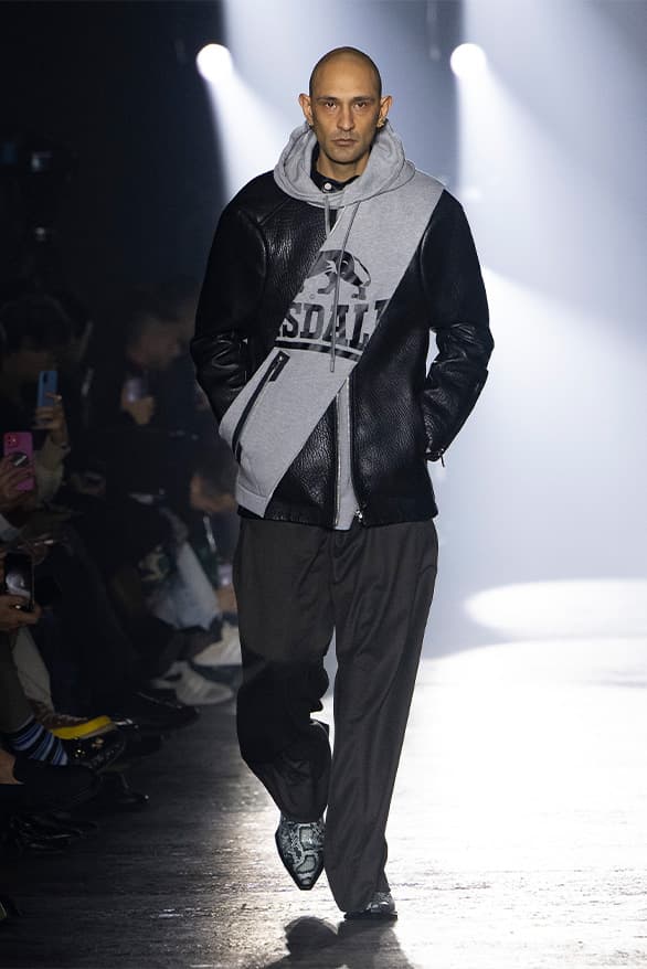 JORDANLUCA Milan Fashion Week Fall Winter 2023 FW23 Runway Show MFW Mens Menswear Jordan Bowen Luca Marchetto Lonsdale