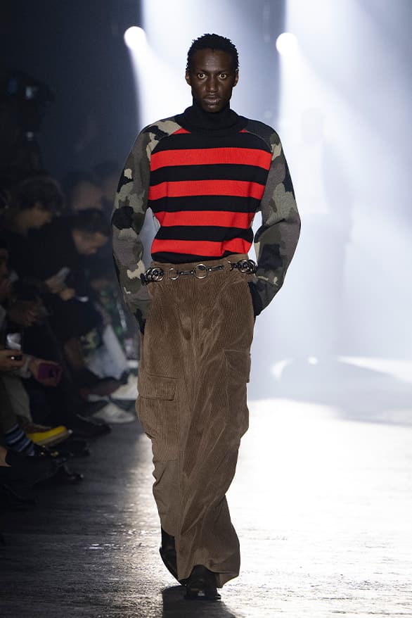 JORDANLUCA Milan Fashion Week Fall Winter 2023 FW23 Runway Show MFW Mens Menswear Jordan Bowen Luca Marchetto Lonsdale