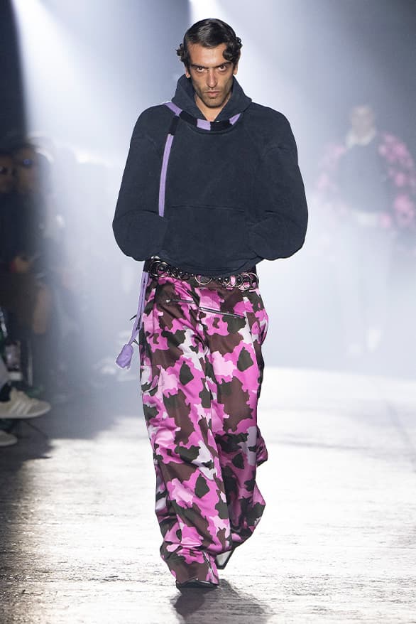 JORDANLUCA Milan Fashion Week Fall Winter 2023 FW23 Runway Show MFW Mens Menswear Jordan Bowen Luca Marchetto Lonsdale