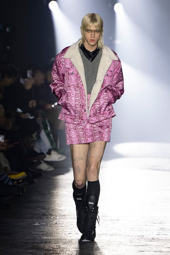 JORDANLUCA Milan Fashion Week Fall Winter 2023 FW23 Runway Show MFW Mens Menswear Jordan Bowen Luca Marchetto Lonsdale