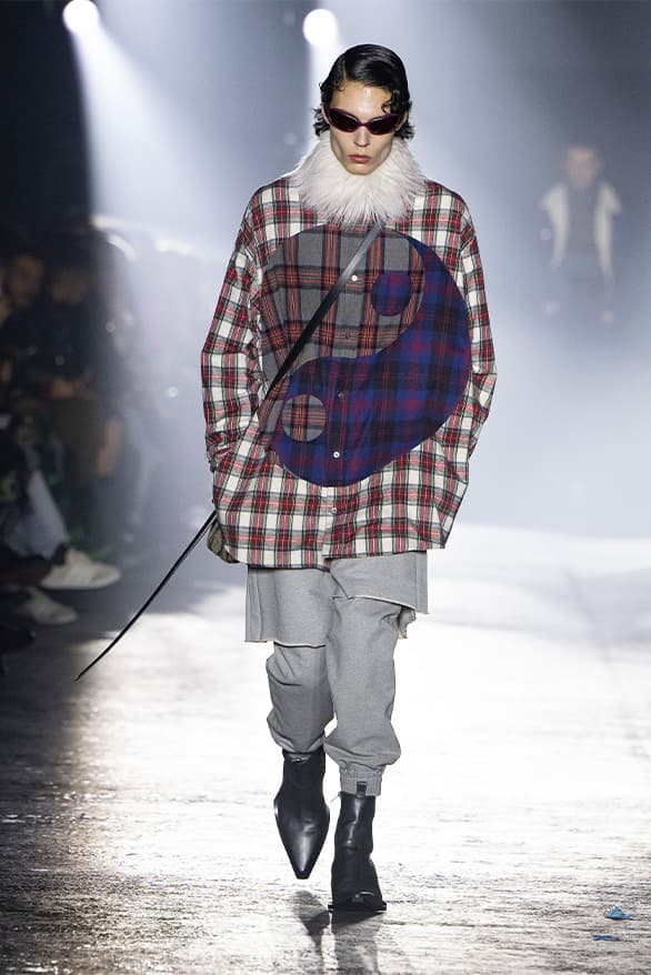 JORDANLUCA Milan Fashion Week Fall Winter 2023 FW23 Runway Show MFW Mens Menswear Jordan Bowen Luca Marchetto Lonsdale