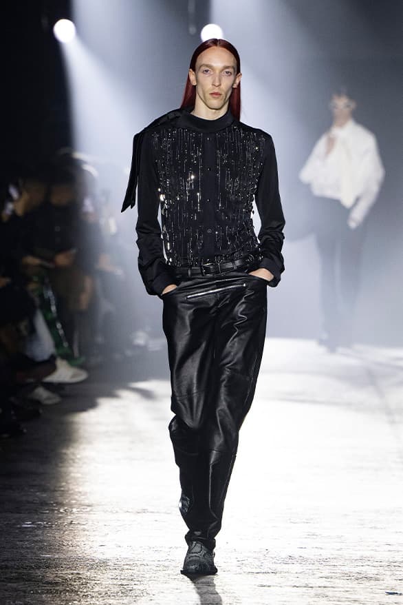 JORDANLUCA Milan Fashion Week Fall Winter 2023 FW23 Runway Show MFW Mens Menswear Jordan Bowen Luca Marchetto Lonsdale