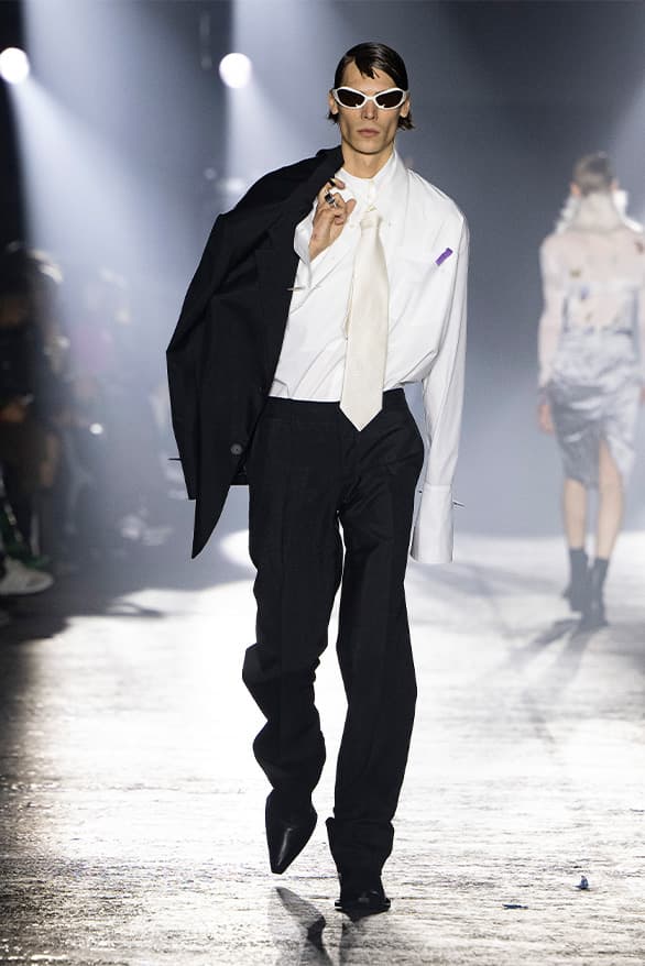 JORDANLUCA Milan Fashion Week Fall Winter 2023 FW23 Runway Show MFW Mens Menswear Jordan Bowen Luca Marchetto Lonsdale