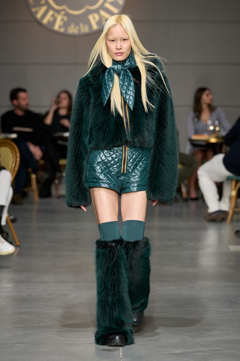 K-Way Fall Winter 2023 FW23 Runway Show Collection Milan Fashion Week Léon-Claude Duhame Café de la Paix