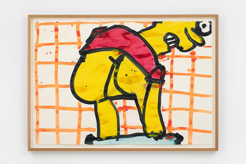 Bart Simpson Plays Muse in Katherine Bernhardt's Latest Exhibition