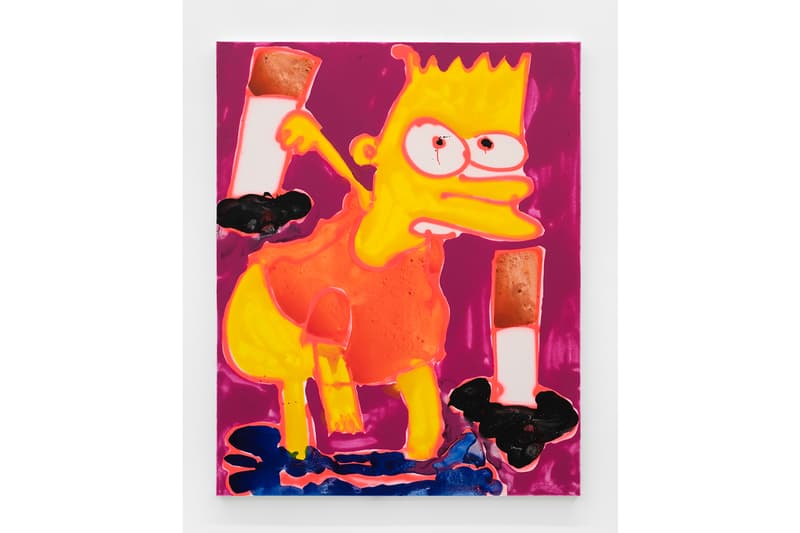 Katherine Bernhardt Bart Simpson Canada New York Art
