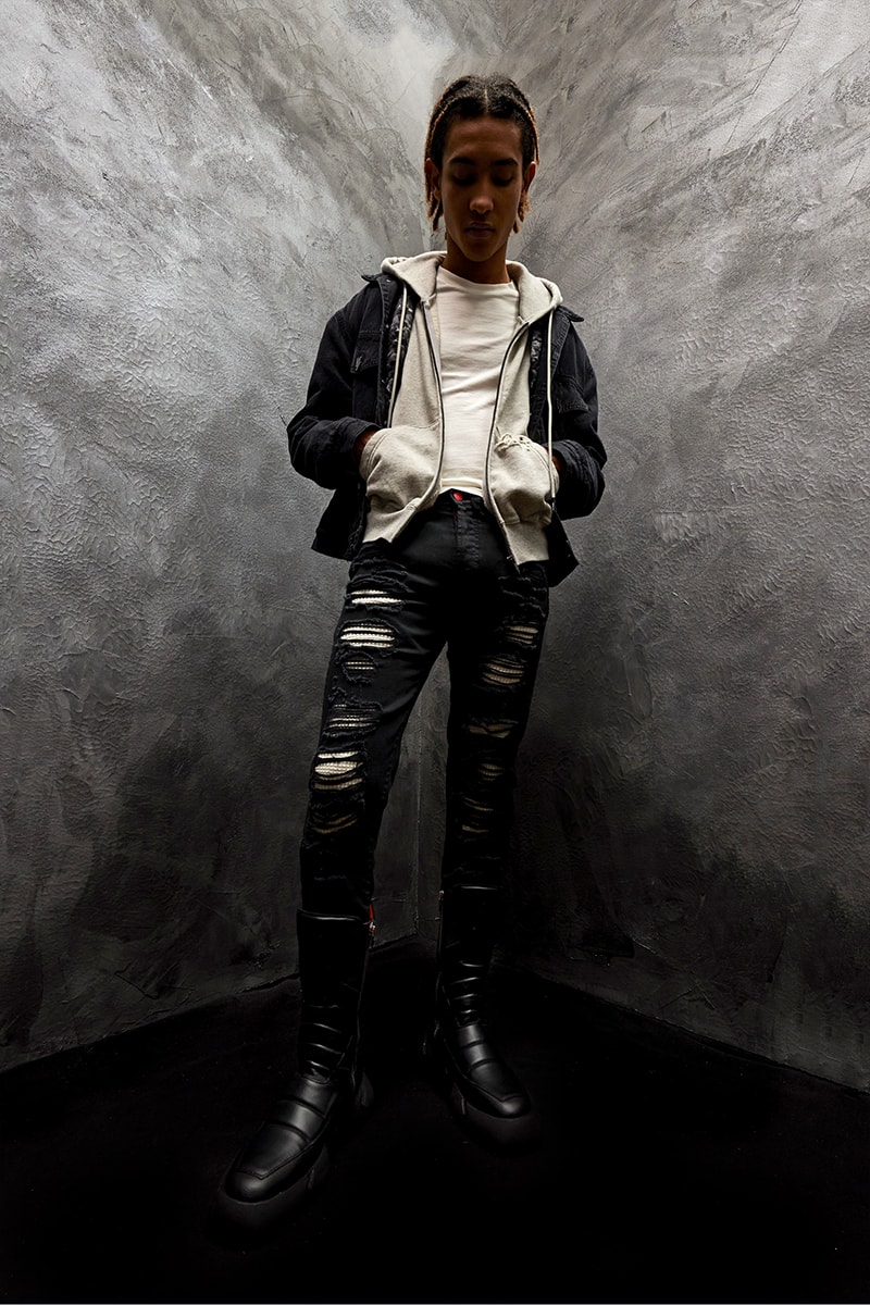 Members of the Rage FW23 Kid Cudi Exclusive Interview collection reveal paris fashion week verdy rhuigi villasenor matthew m williams streetwear entergalactic man on the moon virgil abloh louis vuitton sacai pop color 