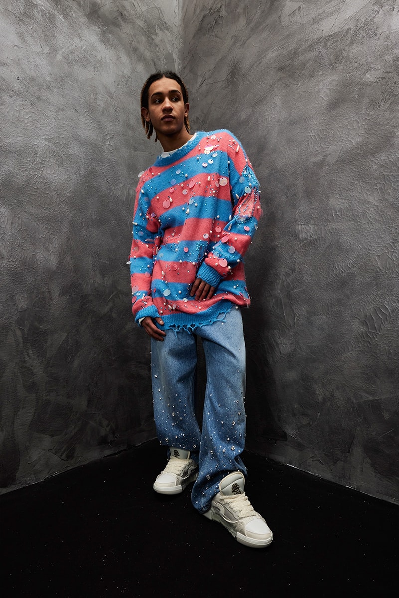 Members of the Rage FW23 Kid Cudi Exclusive Interview collection reveal paris fashion week verdy rhuigi villasenor matthew m williams streetwear entergalactic man on the moon virgil abloh louis vuitton sacai pop color 
