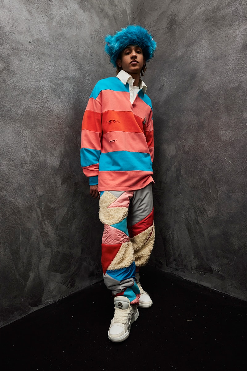 Members of the Rage FW23 Kid Cudi Exclusive Interview collection reveal paris fashion week verdy rhuigi villasenor matthew m williams streetwear entergalactic man on the moon virgil abloh louis vuitton sacai pop color 