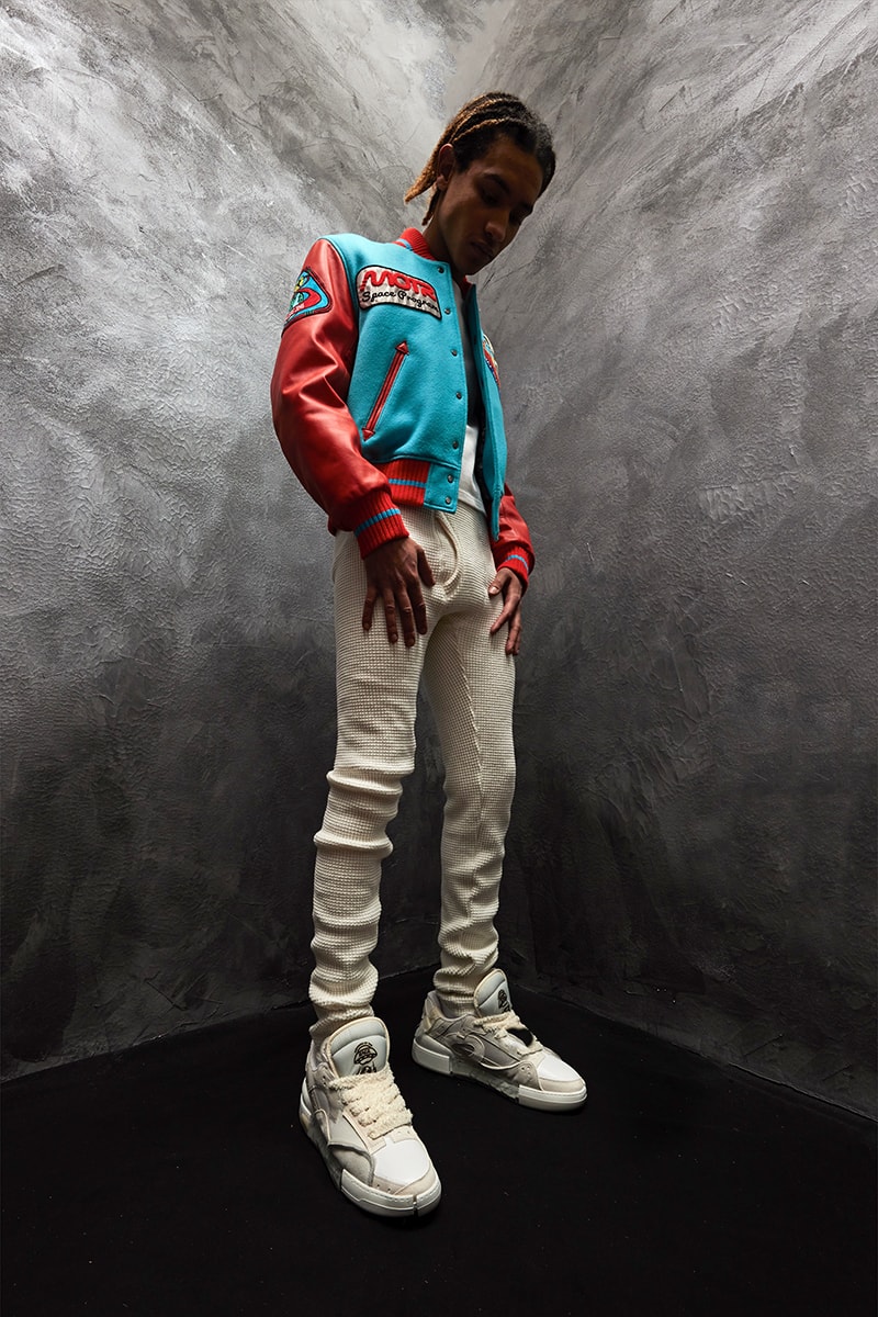 Members of the Rage FW23 Kid Cudi Exclusive Interview collection reveal paris fashion week verdy rhuigi villasenor matthew m williams streetwear entergalactic man on the moon virgil abloh louis vuitton sacai pop color 