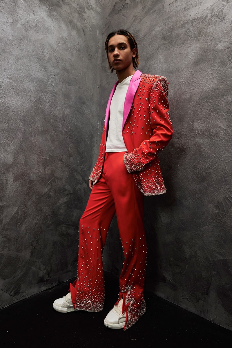 Members of the Rage FW23 Kid Cudi Exclusive Interview collection reveal paris fashion week verdy rhuigi villasenor matthew m williams streetwear entergalactic man on the moon virgil abloh louis vuitton sacai pop color 