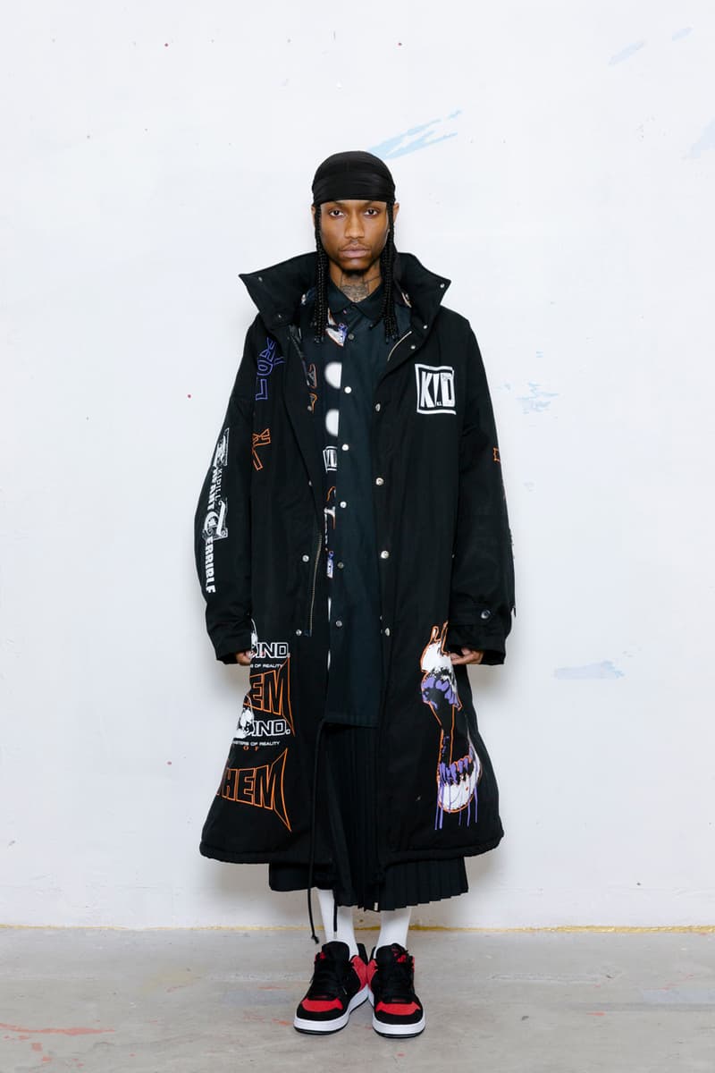 KIDILL Fall Winter 2023 Collection Paris Fashion Week Mens FW23 Runway Show Hiroaki Suiyasu DC Shoes Skateboarding Punk