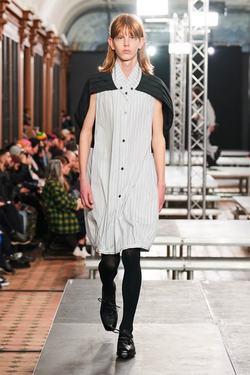 Kiko Kostadinov FW23 Dismantles Traditional Tailoring With Vibrancy paris fashion week fall winter 2023 menswear collection suit colors avant garde womenswear 