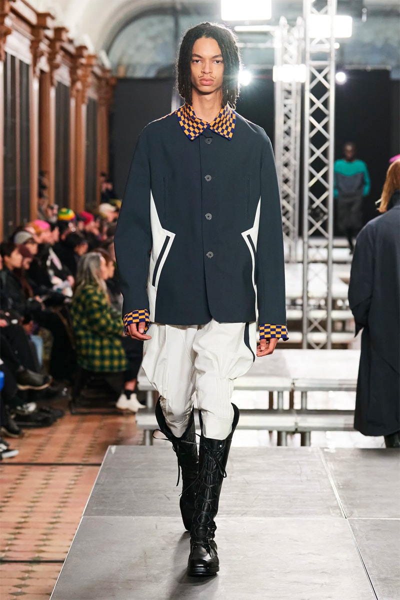 Kiko Kostadinov FW23 Dismantles Traditional Tailoring With Vibrancy paris fashion week fall winter 2023 menswear collection suit colors avant garde womenswear 