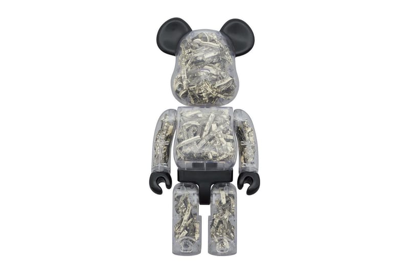 Kosuke Kawamura Fills BE@RBRICK With Shredded One-Dollar Bills