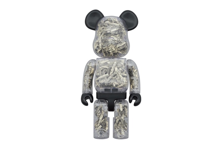 Kosuke Kawamura Fills BE@RBRICK With Shredded One-Dollar Bills