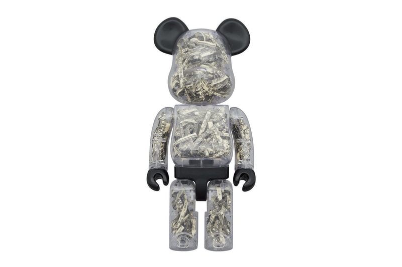 Medicom Toy BEARBRICK NEXUS VII kosuke kawamura shredded money sdollar bill see through release info date price