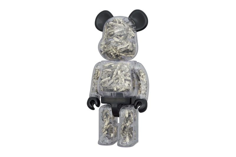 Medicom Toy BEARBRICK NEXUS VII kosuke kawamura shredded money sdollar bill see through release info date price