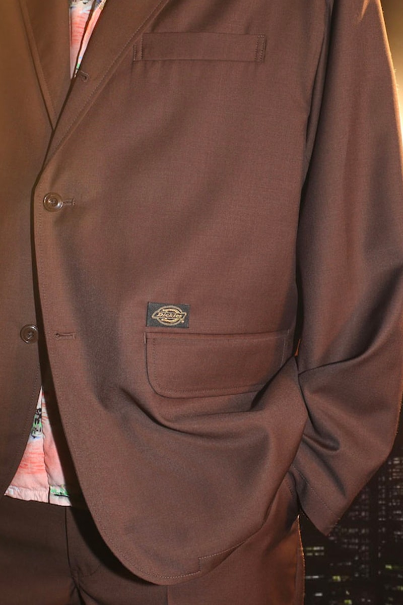 Kunichi Nomura Tripster dickies suit collaboration 5 brown navy blue black beams harajuku release info date price