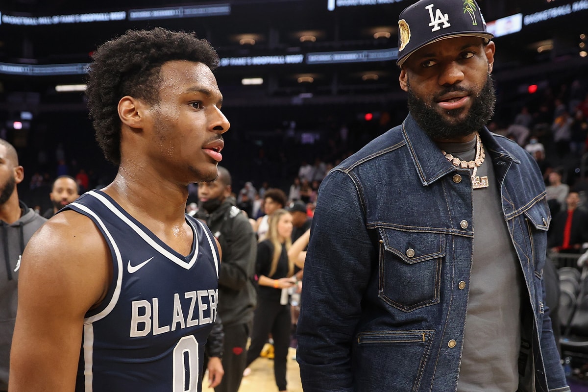 LeBron James Weighs in on Son Bronny's Chances To Play at Any College basektball ncaa division 1 nba los angeles lakers sierra canyon oregon ohio state usc university of southern california