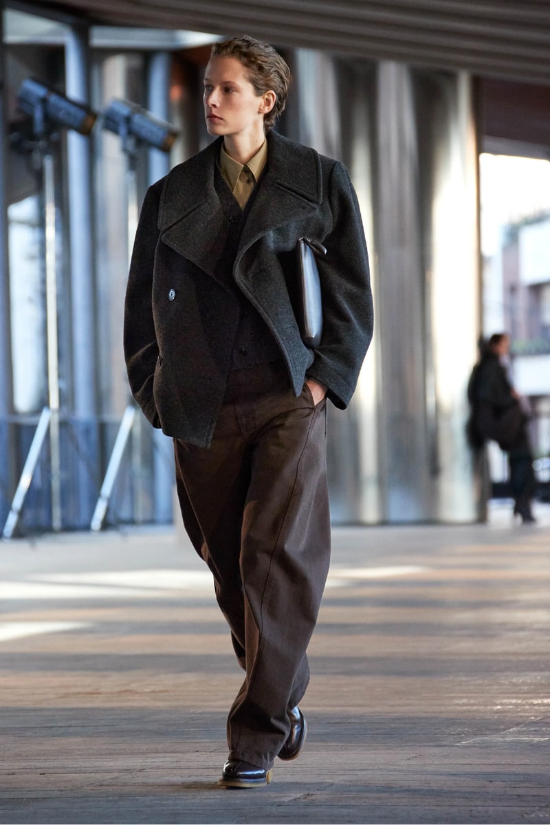 LEMAIRE Paris Fashion Week Fall/Winter 2023 Collection pfw FW23 christopher lemiare suiting overcoats sorbonnne universite movement 
