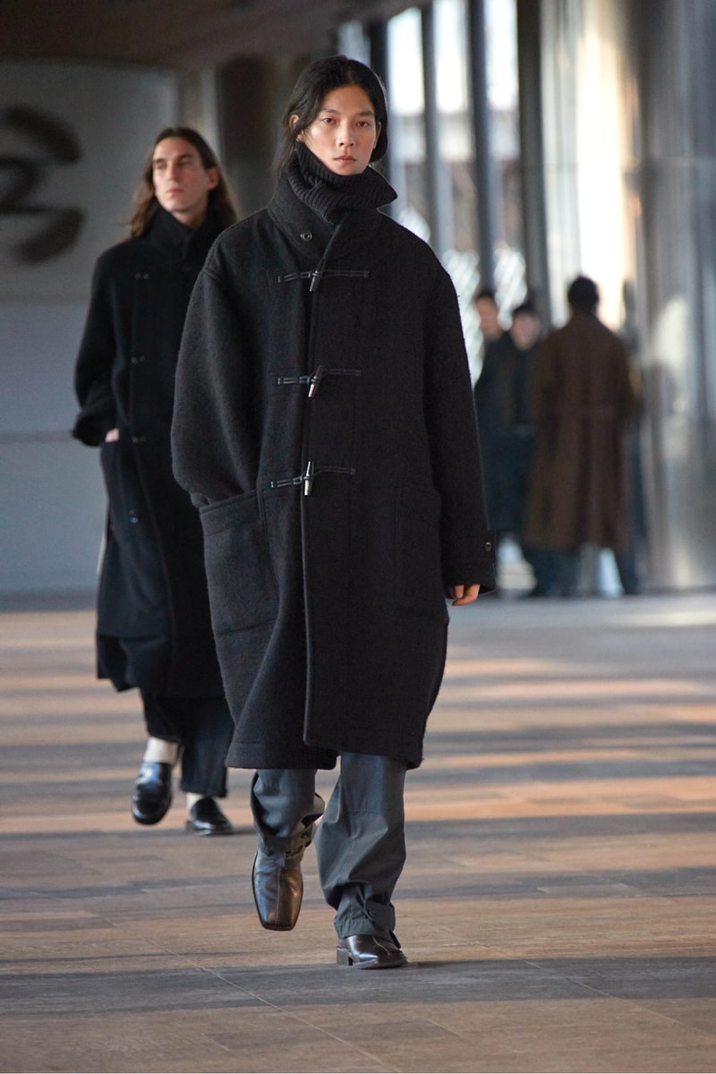 LEMAIRE Paris Fashion Week Fall/Winter 2023 Collection pfw FW23 christopher lemiare suiting overcoats sorbonnne universite movement 