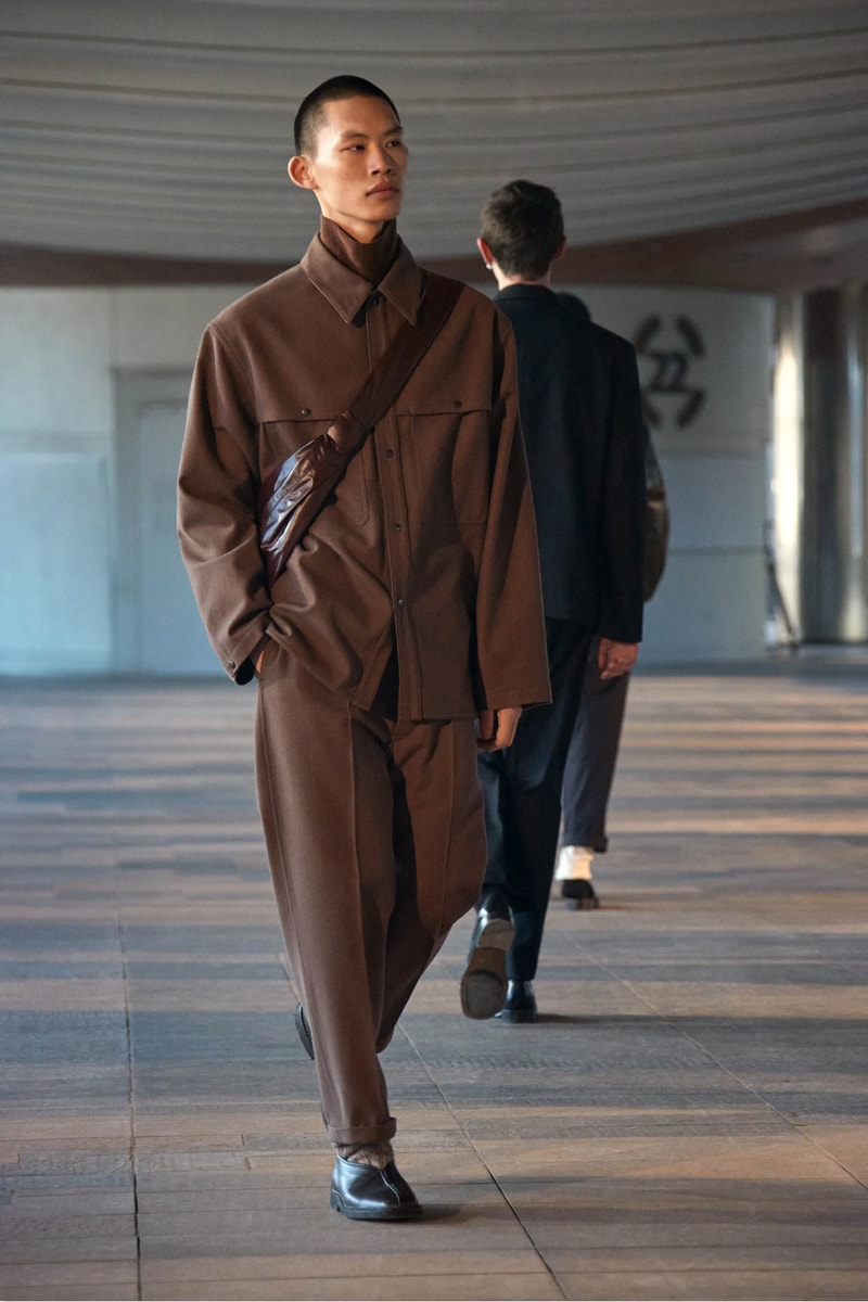 LEMAIRE Paris Fashion Week Fall/Winter 2023 Collection pfw FW23 christopher lemiare suiting overcoats sorbonnne universite movement 