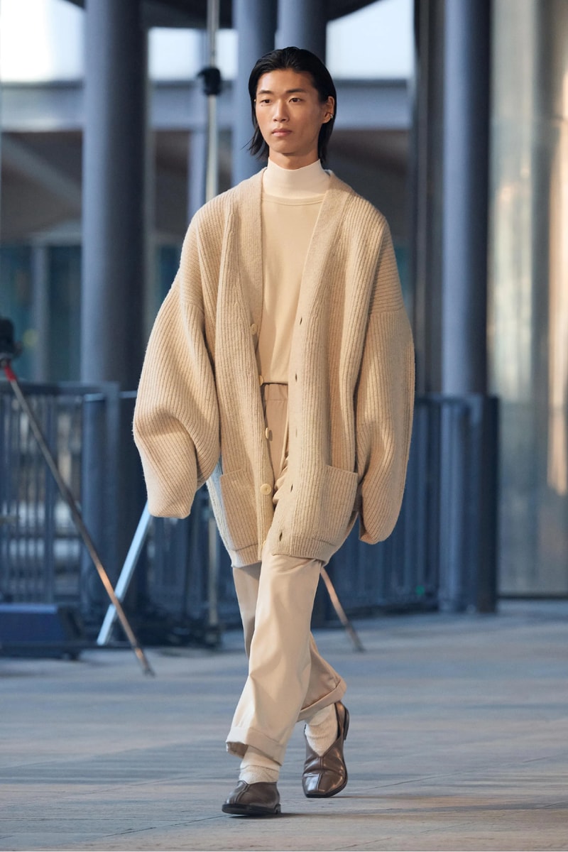 LEMAIRE Paris Fashion Week Fall/Winter 2023 Collection pfw FW23 christopher lemiare suiting overcoats sorbonnne universite movement 