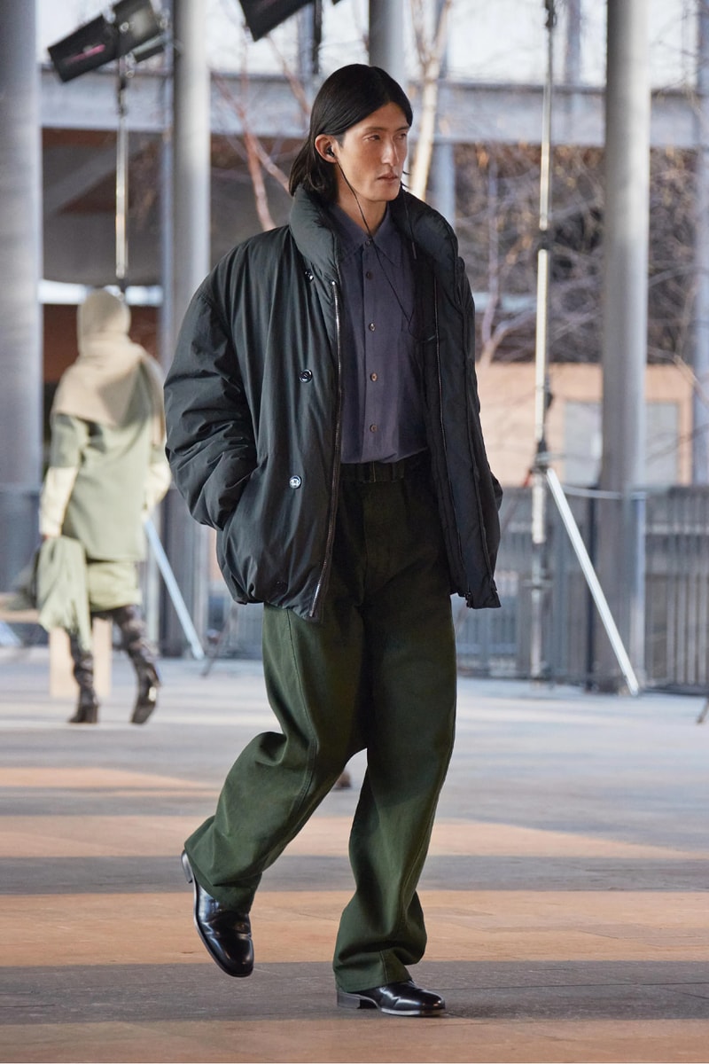 LEMAIRE Paris Fashion Week Fall/Winter 2023 Collection pfw FW23 christopher lemiare suiting overcoats sorbonnne universite movement 