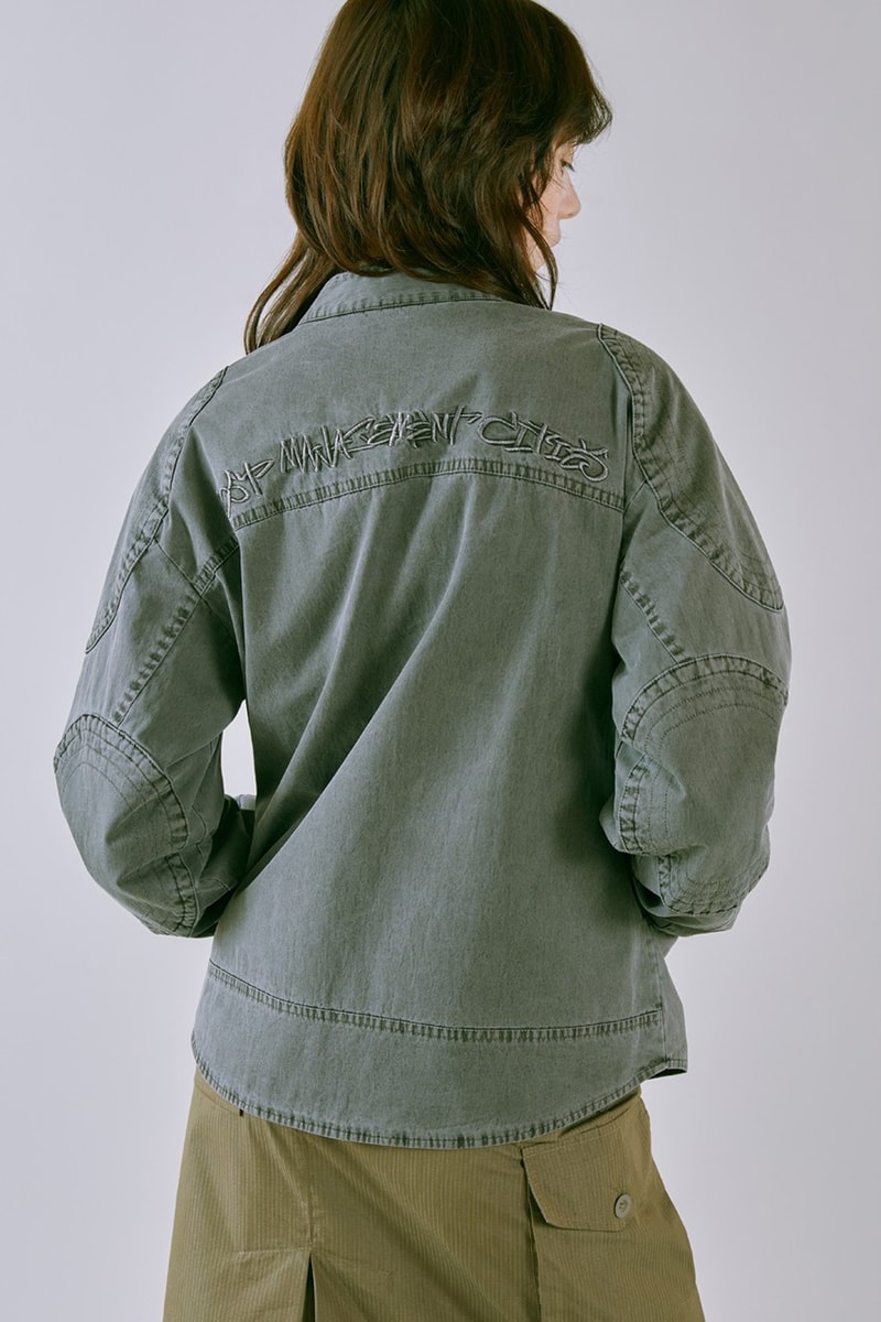 LMC SS23 Brings a Vintage Aesthetic to Wardrobe 1960s wardrobe staples slogan hippie culture peace freedom reversal letterman jackets varsity jacket tie dye rabbit colorful vibrant sweaters vest corduroy