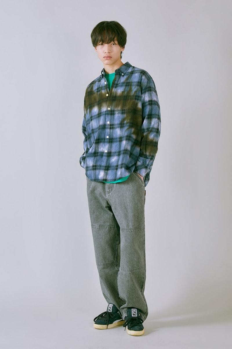 LMC SS23 Brings a Vintage Aesthetic to Wardrobe 1960s wardrobe staples slogan hippie culture peace freedom reversal letterman jackets varsity jacket tie dye rabbit colorful vibrant sweaters vest corduroy