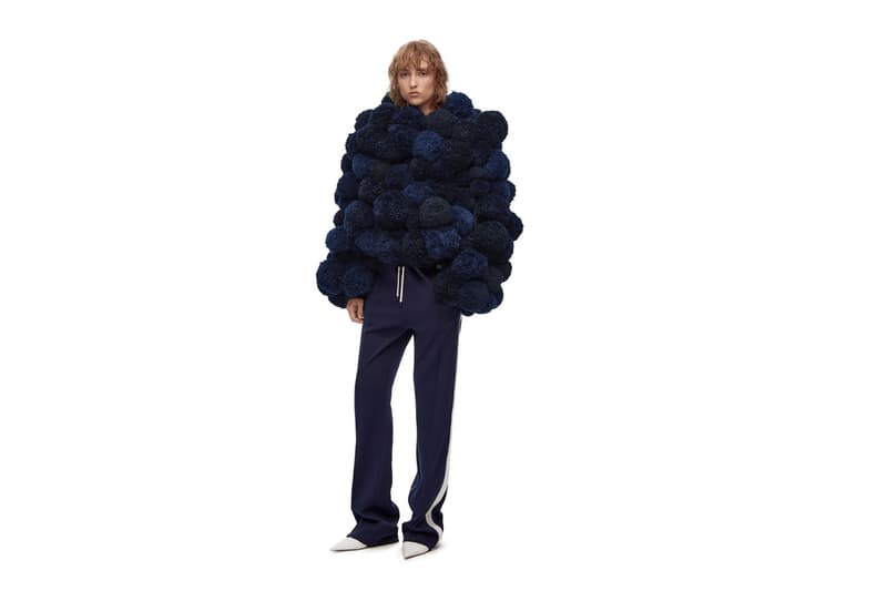 LOEWE Alpaca Pom Pom Coat Release Information jacket designer Jonathan Anderson