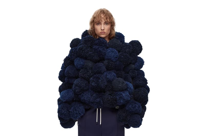 LOEWE Alpaca Pom Pom Coat Release Information jacket designer Jonathan Anderson