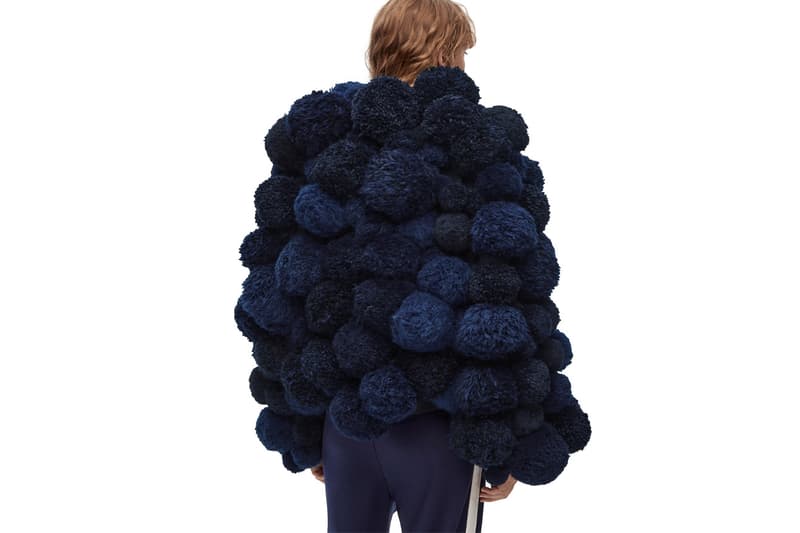 LOEWE Alpaca Pom Pom Coat Release Information jacket designer Jonathan Anderson