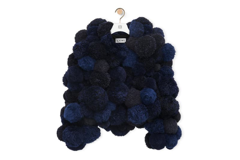 LOEWE Alpaca Pom Pom Coat Release Information jacket designer Jonathan Anderson