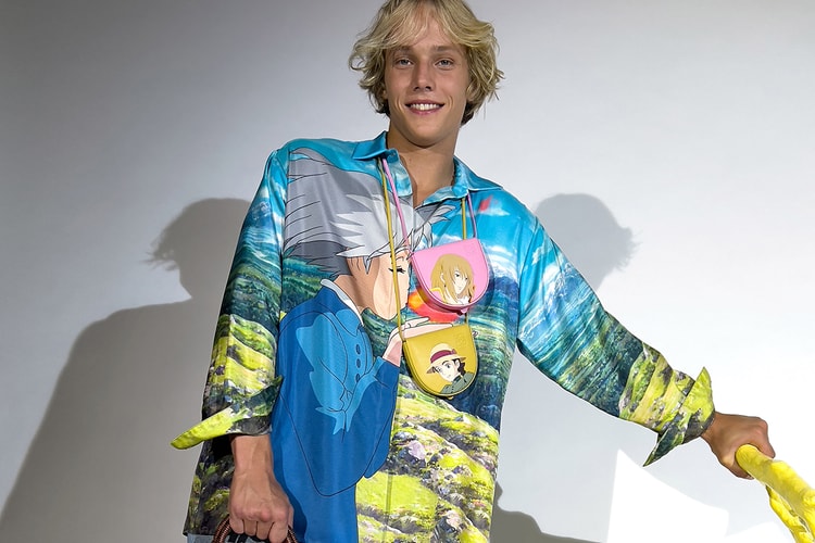 LOEWE Unveils Official 'Howl's Moving Castle' Collaboration