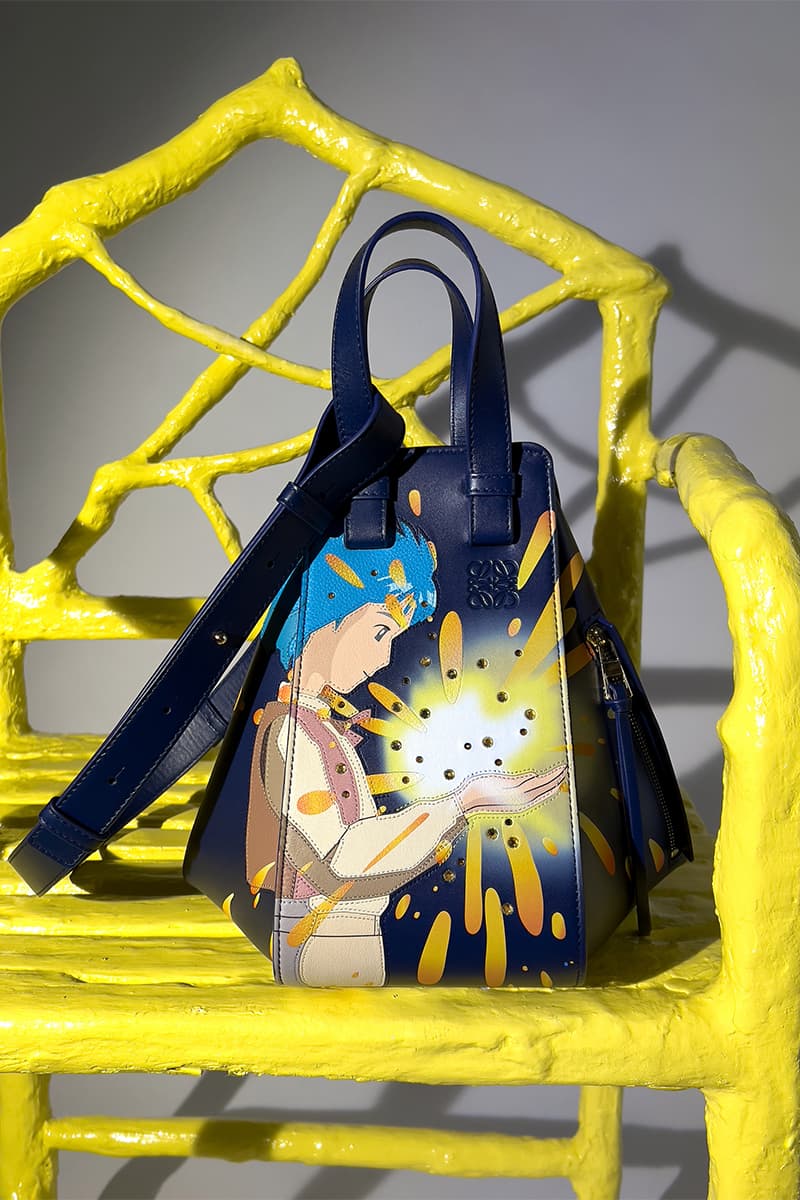 LOEWE Unveils Official 'Howl's Moving Castle' Collaboration jurgen teller hyunji shin sheep oliver osullivan rianne van rompaey taylor russel jonthan anderson studio ghibli calcifer hayao miyazaki 