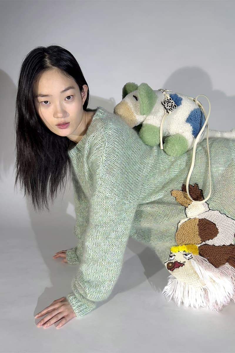 LOEWE Unveils Official 'Howl's Moving Castle' Collaboration jurgen teller hyunji shin sheep oliver osullivan rianne van rompaey taylor russel jonthan anderson studio ghibli calcifer hayao miyazaki 