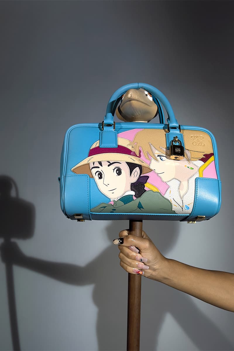 LOEWE Unveils Official 'Howl's Moving Castle' Collaboration jurgen teller hyunji shin sheep oliver osullivan rianne van rompaey taylor russel jonthan anderson studio ghibli calcifer hayao miyazaki 