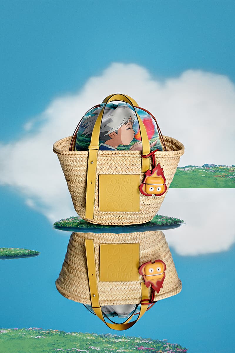 LOEWE Unveils Official 'Howl's Moving Castle' Collaboration jurgen teller hyunji shin sheep oliver osullivan rianne van rompaey taylor russel jonthan anderson studio ghibli calcifer hayao miyazaki 