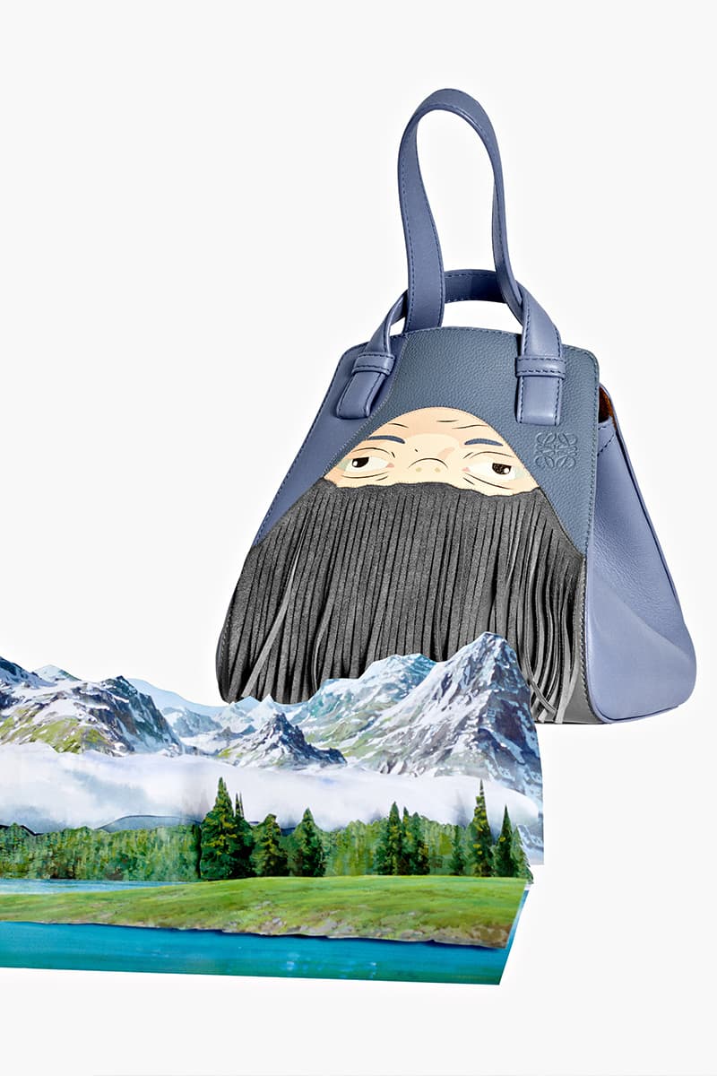 LOEWE Unveils Official 'Howl's Moving Castle' Collaboration jurgen teller hyunji shin sheep oliver osullivan rianne van rompaey taylor russel jonthan anderson studio ghibli calcifer hayao miyazaki 