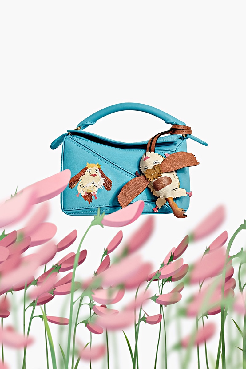 Loewe Howls Moving Castle - Heen Mini Puzzle bag In Hand