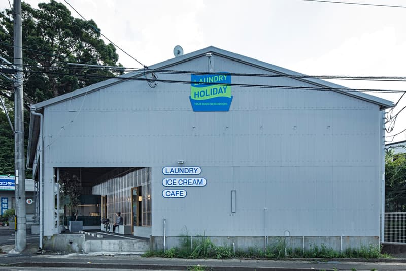 laundry holiday yoshio ice cream Suppose Design Office Designs an Ice Cream Shop Laundromat Hybrid Concept japan inside look info