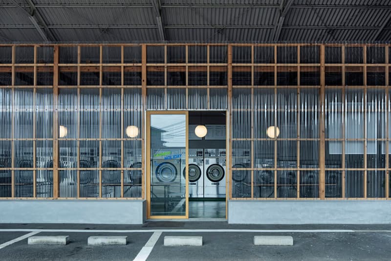 laundry holiday yoshio ice cream Suppose Design Office Designs an Ice Cream Shop Laundromat Hybrid Concept japan inside look info