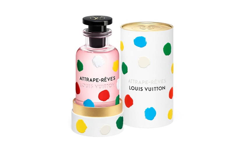 Louis Vuitton Yayoi Kusama Attrape reves spell on you l immensite polka dot marc newsom infinity dot bottle release info date price